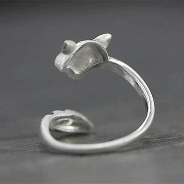AliExpress Rings Raccoon Ring Silver Open Design, Cute!